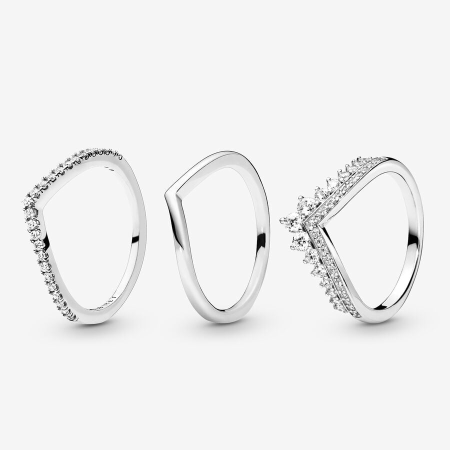 Wishbone Stacking Ring Gift Set image number 0